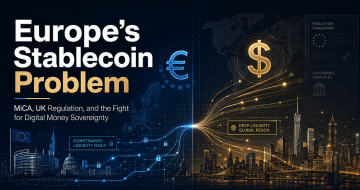 Europe’s Stablecoin Problem: Why MiCA, the UK, and Euro Liquidity May Decide the Future of Digital…