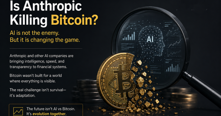 Is Anthropic Killing Bitcoin? Or Is It Forcing Crypto Into Its Next Evolution?