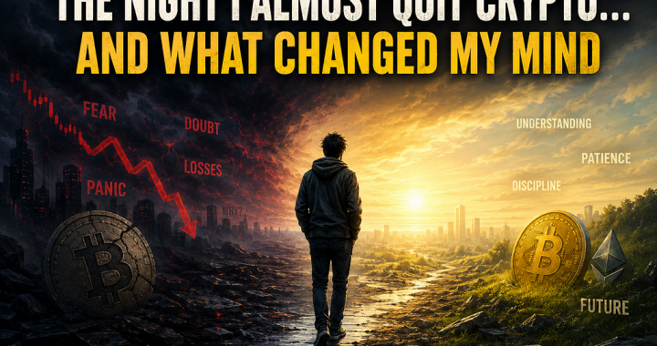 The Night I Almost Quit Crypto… and What Changed My Mind