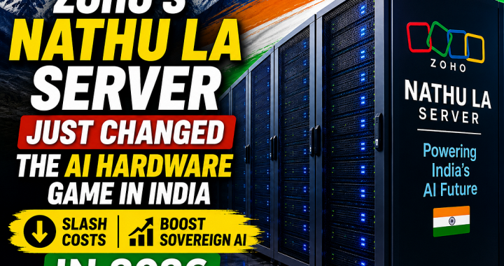 Zoho’s Nathu La Server Just Changed the AI Hardware Game in India.