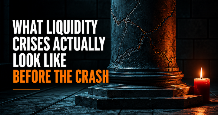 What Liquidity Crises Actually Look Like Before the Crash