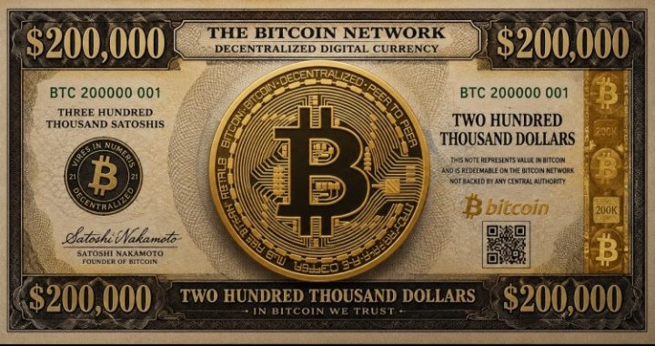Crypto Analyst Gives Timeframe For When The Bitcoin Price Will Hit $200,000
