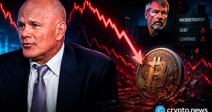 Bitcoin crash warning: Novogratz says Saylor risk is real