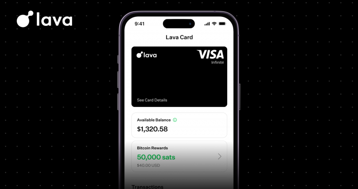 Lava Card Launches Secured Visa Credit Card That Pays Bitcoin Rewards on Every Purchase