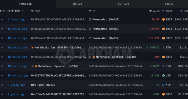 A 400 Billion Shiba Inu Surprise: Whale Wallet Springs Back To Life