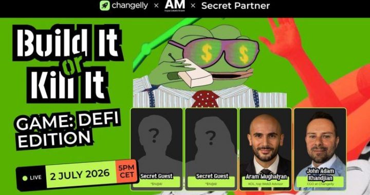 Changelly’s Build It or Kill It: DeFi Edition—Web3’s Top Speakers Decide What’s Worth Building on July 2