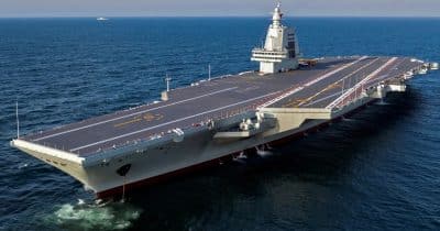 China’s Fujian aircraft carrier sails through Taiwan strait, Taipei reports