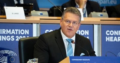 Šefčovič calls for EU-US trade deal to meet 15% tariff parameters set at Turnberry
