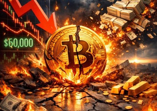 Bitcoin Crashes Near $60,000: $62B In Treasuries Erased, Analyst Sees Potential Bottom Ahead