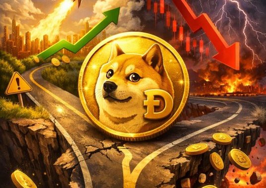 Dogecoin (DOGE) At $0.086–Two Scenarios Ahead, Including A New 32% Crash