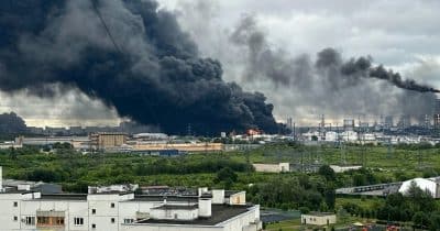 Ukraine launches largest drone attack on Moscow, disrupts air traffic and halts major refinery