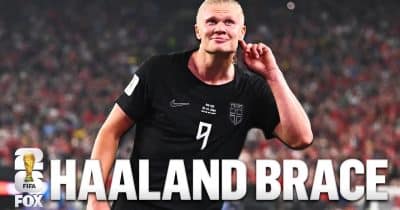 Erling Haaland posts highest goals-per-game ratio among players with 50 international goals