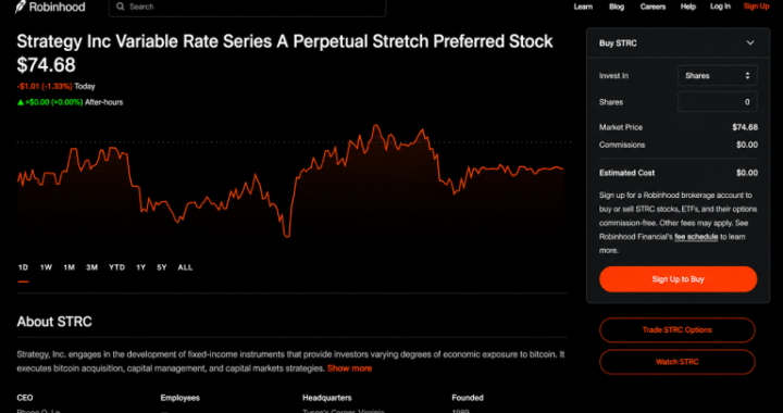 Polymarket Traders Wager on Strategy’s STRC Reclaiming Par as Critics Call It a ‘Junk Bond’