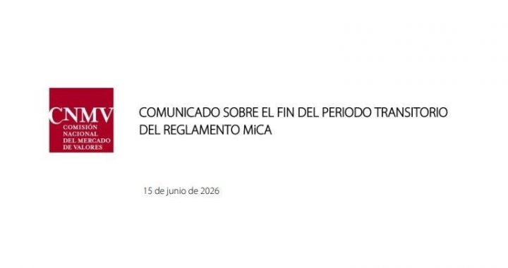 Spain’s CNMV Issues Urgent Warning Ahead of June 30 MiCA Crypto Deadline