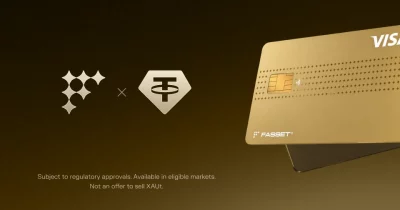 Tether launches gold-backed stablecoin Visa card with Fasset, offers 6% cashback in XAUT