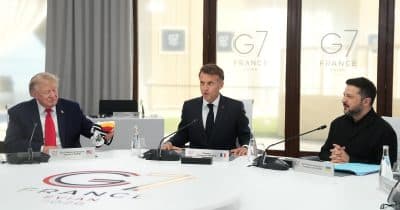 Trump signs Iran deal with Macron at G7 dinner: Axios