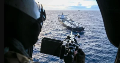 US forces board sanctioned tanker Davina in Indian Ocean as crypto sanctions tighten on Iran
