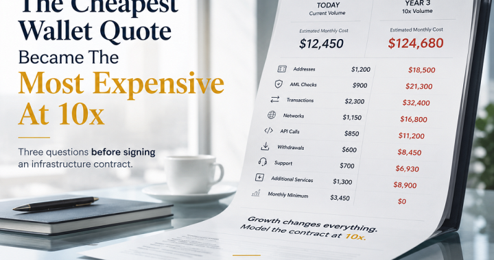 My Three Questions Before Signing A Wallet Infrastructure Contract