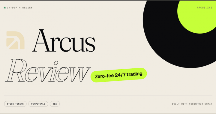 Arcus Review: The dYdX Team’s 24/7 Stock-Token DEX