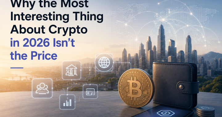 Why the Most Interesting Thing About Crypto in 2026 Isn’t the Price