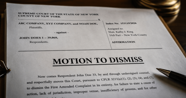 $293B Bitcoin ‘Noah Doe’ Lawsuit Faces Major Test After First Wallet Holder Files Motion to Dismiss