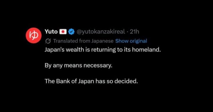 ‘Japan’s Wealth Is Returning’: Anonymous BOJ Insider Sparks Panic Over Looming Carry Trade Unwind