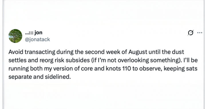 Bitcoin Core Developer Warns Users to Pause BTC Transfers When BIP-110 Deadline Nears
