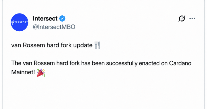Cardano Triggers First Fully Onchain Governed Hard Fork in Network History
