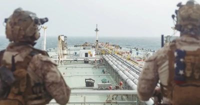 US Marines board commercial tanker in Gulf of Oman amid naval blockade