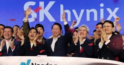SK Hynix surges in NASDAQ debut after raising $26.5B in share sale, as tokenized versions launch on Solana