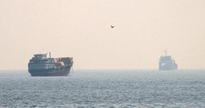 US strike burns IRGC fast boats at Kish port as Hormuz tensions escalate