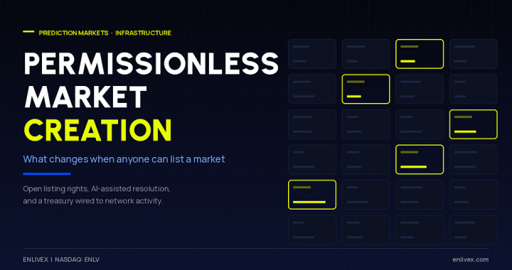 Permissionless Market Creation Explained: What Changes When Anyone Can List a Prediction Market