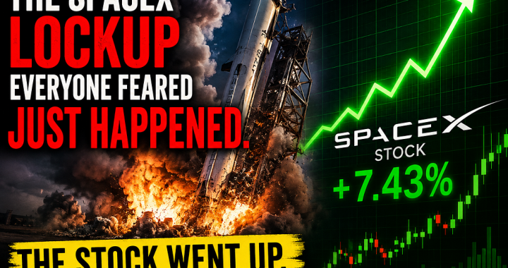 The SpaceX Lockup Everyone Feared Just Happened. The Stock Went Up.