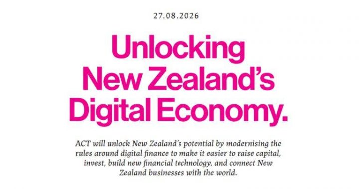 NZ’s ACT Party Proposes Waiving Capital Gains Tax on Crypto