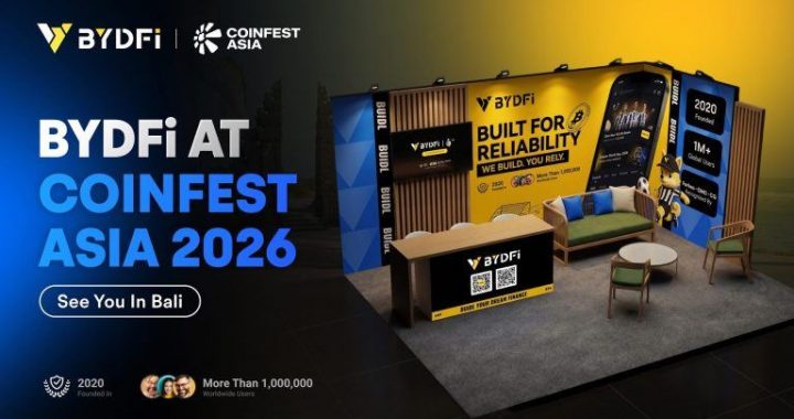 BYDFi Joins Coinfest Asia 2026, Connecting With Institutions, Builders and Traders in Bali
