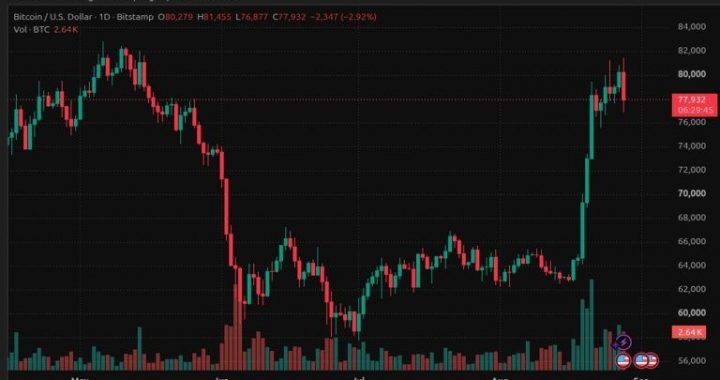 BTC Rejects $81,500 as Whales Build Massive Sell Wall at $81K