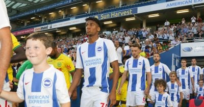 Brighton races to early 2-0 lead against Aston Villa in Premier League season opener