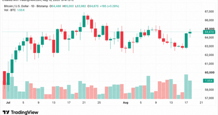 BTC Hits $65,000 as $56M Short Squeeze Punishes Bearish Traders
