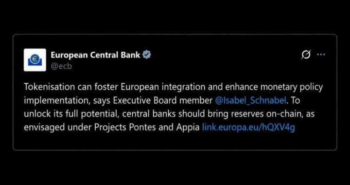 ECB’s Schnabel Says Central Bank Money ‘Must Go Onchain’