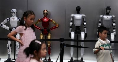 The U.S. is building barriers around drones and robots, but China has scale to get around them