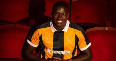 Hull City’s Nobel Mendy scores twice against Manchester United on Premier League return