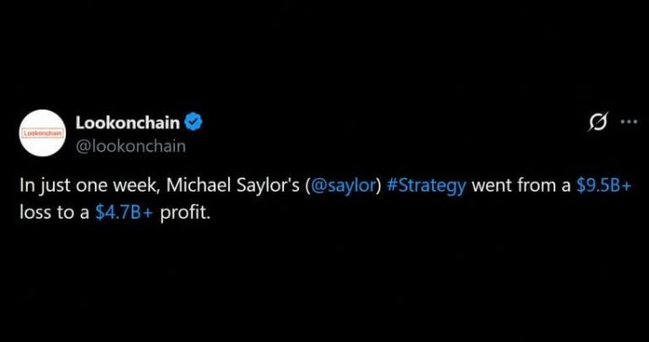 Saylor’s Strategy Swings From $9.5B Loss to $4.7B Profit