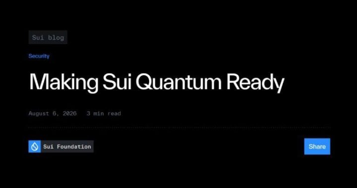 Sui Signals Q1 2027 Mainnet Upgrade to Avert Quantum Threat