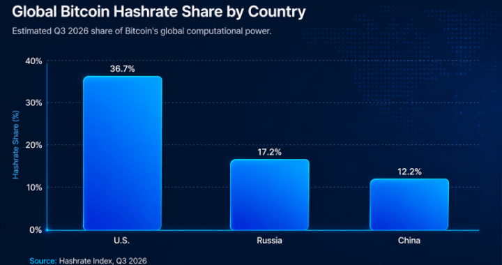 US Bitcoin Mining Grip Slips From Q1 to Q3 as Rival Nations Gain
