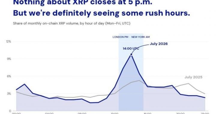 XRP Sees 23% of Onchain Trading Volume in a Three-Hour Trading Window