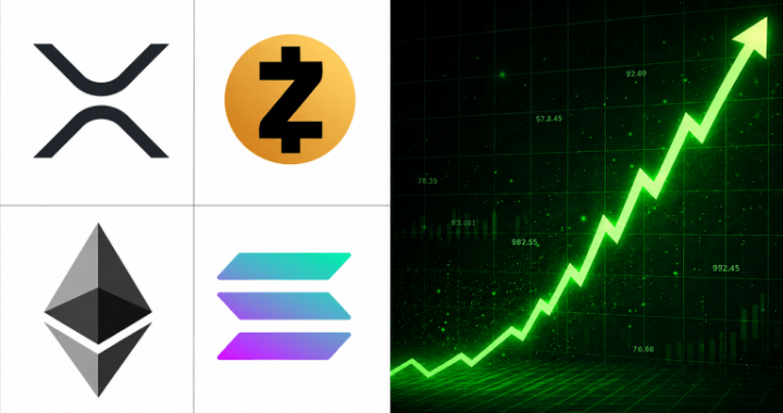 ZEC, SOL, and XRP Rally as Ethereum Breaches $2,000