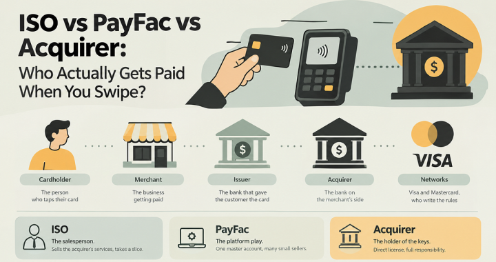 ISO vs PayFac vs Acquirer: Who Actually Gets Paid When You Swipe?