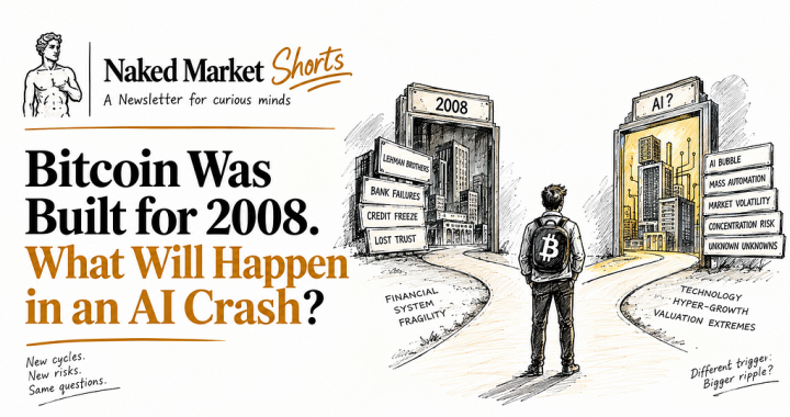 Bitcoin Was Built for 2008. What Will Happen in an AI Crash?