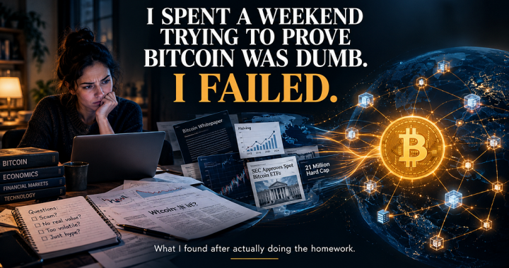 I Spent a Weekend Trying to Prove Bitcoin Was Dumb. I failed.