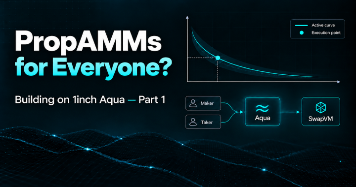 PropAMMs for Everyone? Building on 1inch Aqua. Part 1.